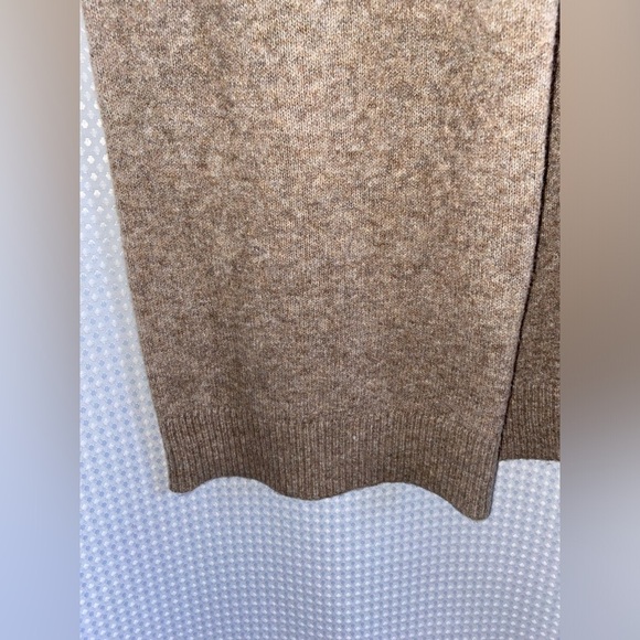 Women’s ZARA light brown knit flared TROUSERS pants size small - Picture 6 of 16